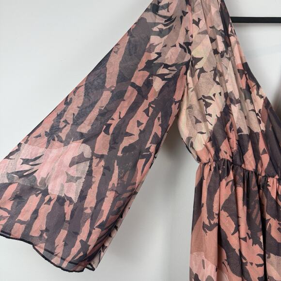 Alice + Olivia Pink and Brown Mini Dress - Picture 5 of 13